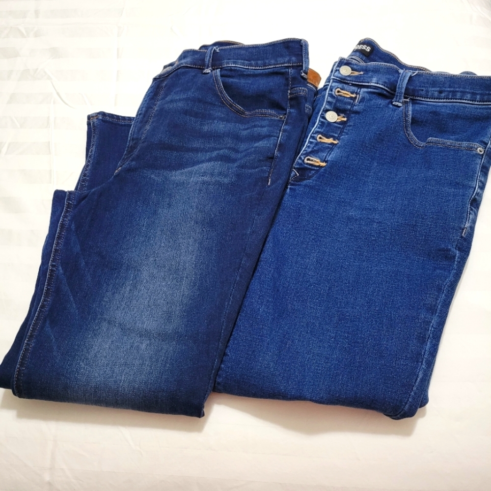 Express High Rise Leggings size 14